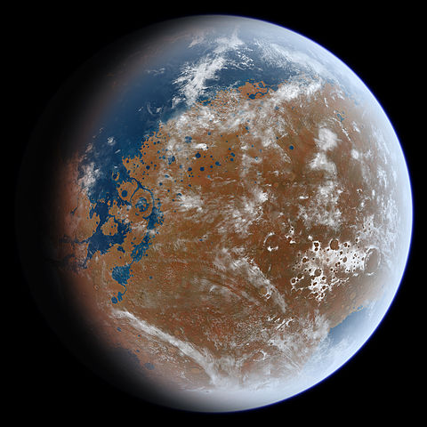 地球に似た惑星の写真