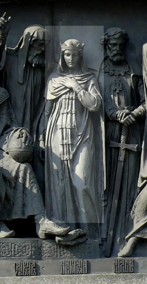 アナスタシアのブロンズ像